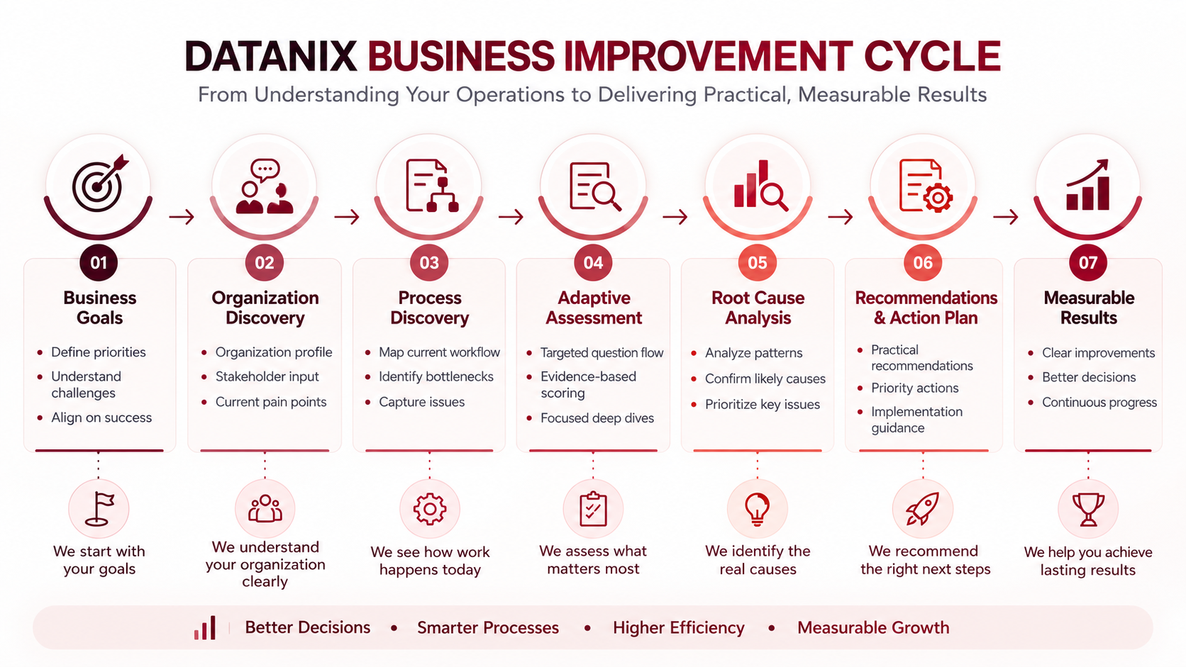 Datanix business improvement cycle